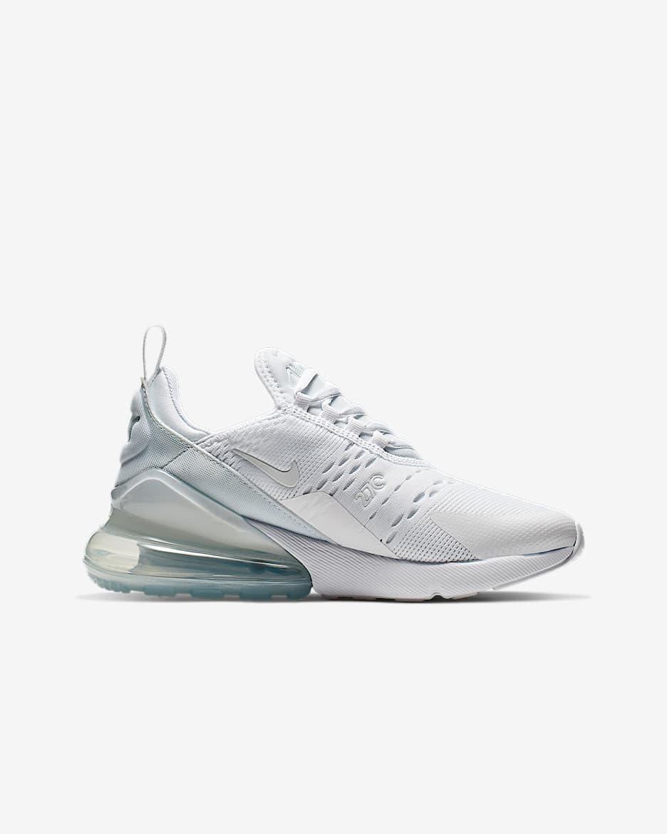 Nike Air Max 270 GS White Silver